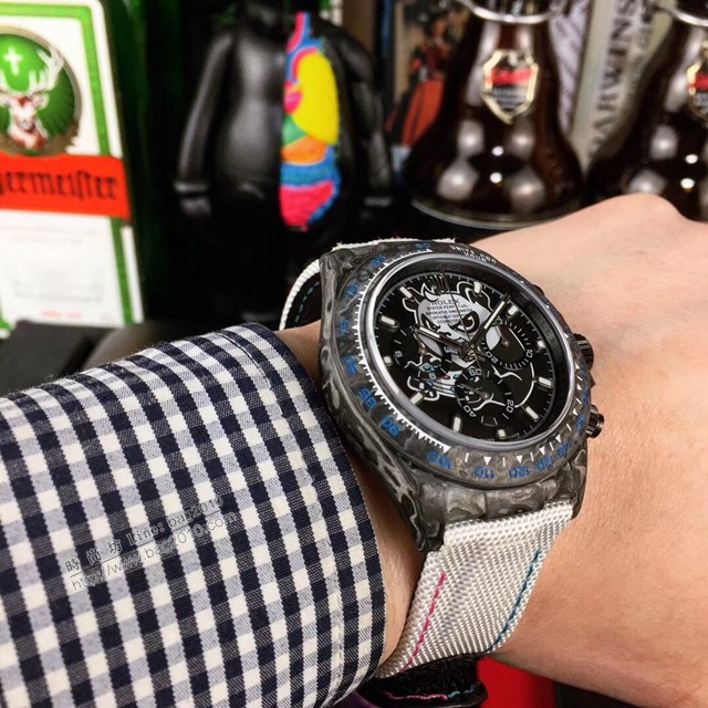 勞力士複刻手錶 Rolex迪通拿系列男表 WWF Factory新品推薦 碳纖花紋Rolex高端男士腕表  gjs2310